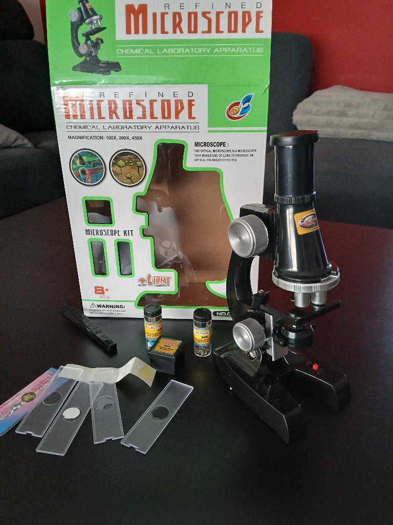 Microscoop, Audio, Tv en Foto, Optische apparatuur | Microscopen, Ophalen of Verzenden, Zo goed als nieuw, Biologische microscoop