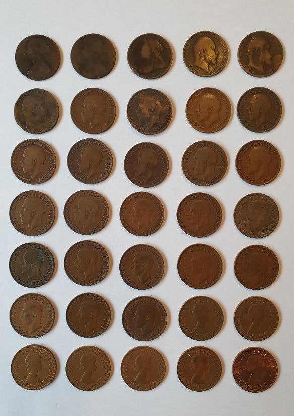 173 Britse munten, Postzegels en Munten, Ophalen of Verzenden, Overige landen, Losse munt