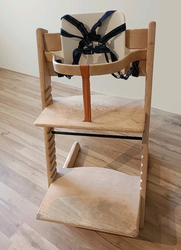 Stokke Tripp Trapp stoel, Ophalen, Gebruikt, Meegroeistoel, Gordel(s)