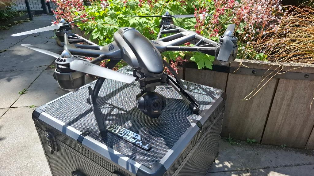 Yuneec Q500 drone in rolkoffer (4Kcamera), Gebruikt, Verzenden, Cameradrone, Yuneec