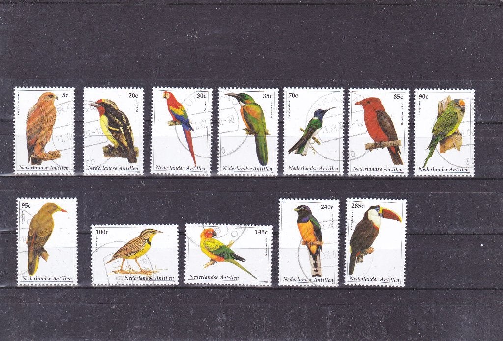 Antillen 1412/23 Vogels 2002 (740), Verzenden, Gestempeld