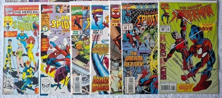 US SPIDER-MAN COMICS (5). NIEUW. UITZOEKEN. 4 EURO PER STUK., Meerdere comics, Ophalen of Verzenden, Zo goed als nieuw, Amerika