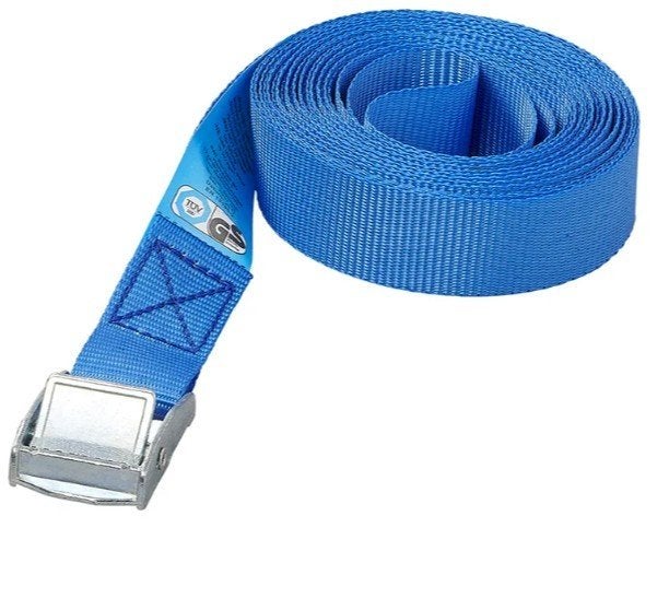 Spanband blauw met snelsluiting 5 meter, Ophalen of Verzenden, Nieuw