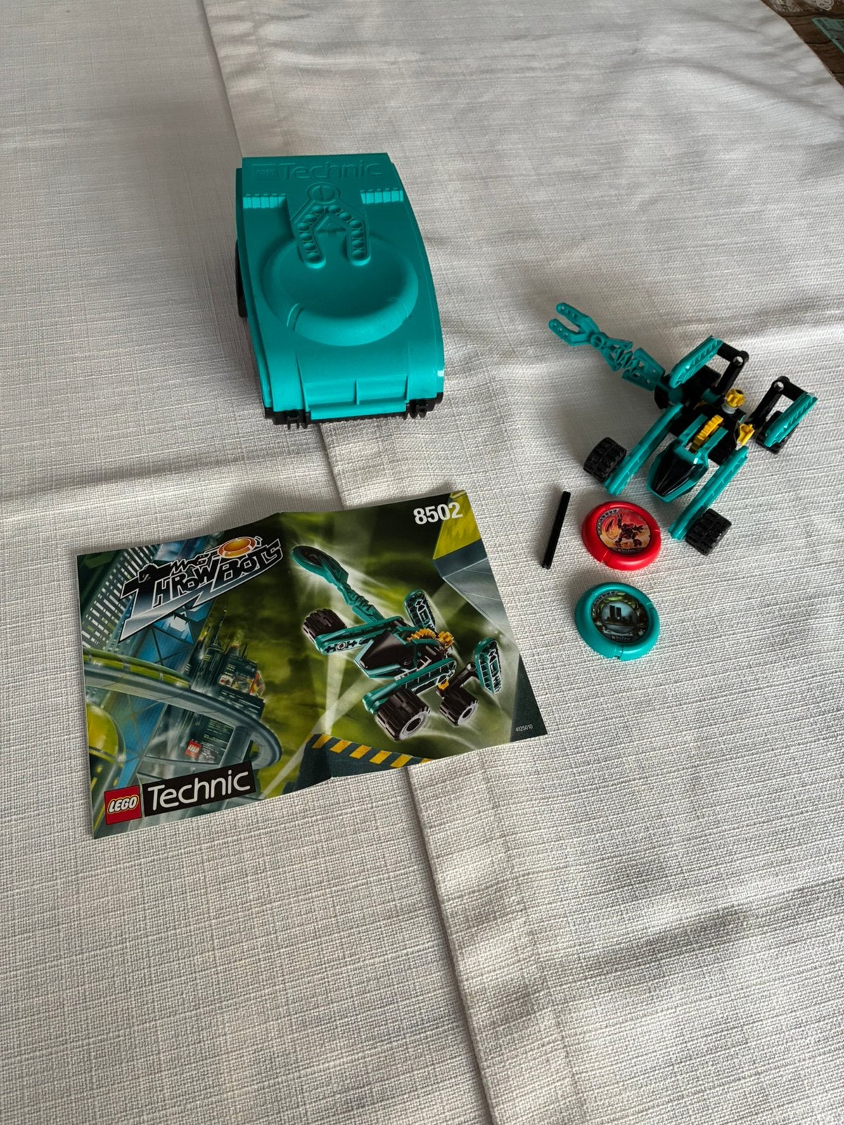 Lego 8502 Technic Throwbot Slizer, Compleet, Gebruikt, Lego, Ophalen of Verzenden