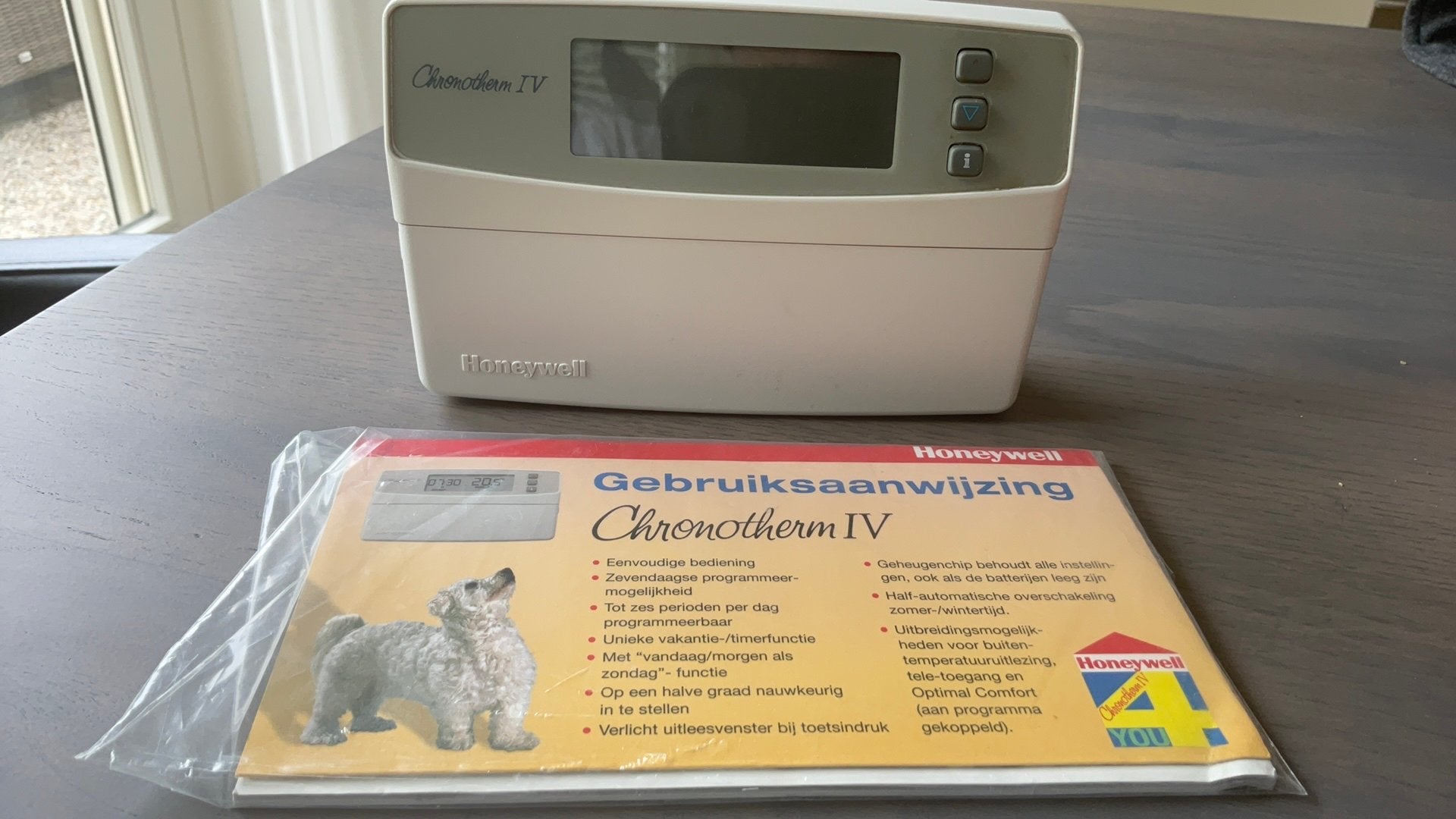 Chronotherm IV  Honeywell klokthermostaat, Ophalen, Gebruikt