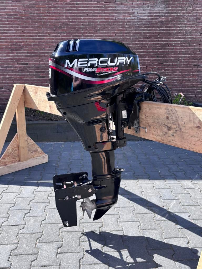 Mercury 9.9PK 4-takt Langstaart elektrische start compleet, Ophalen, Zo goed als nieuw, Benzine, 30 pk of meer