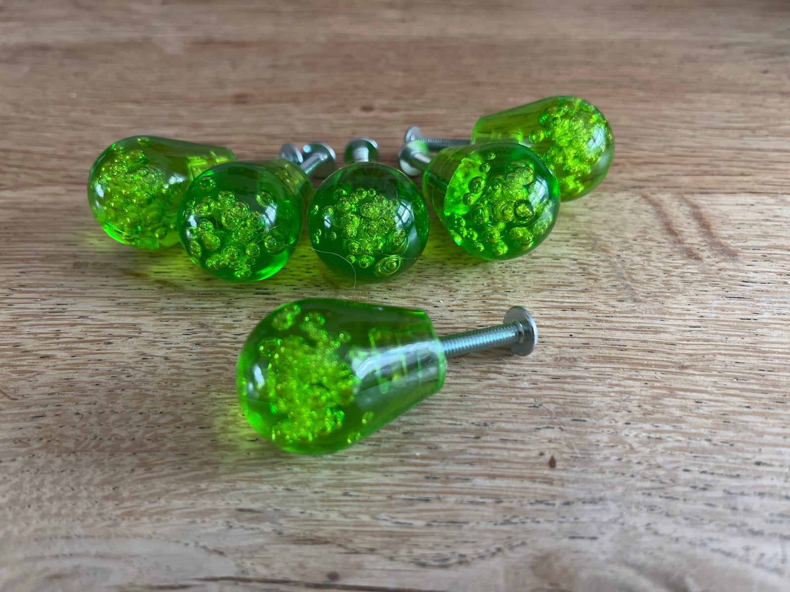 Kastknoppen groen kunststof - 5 stuks, Ophalen of Verzenden, Zo goed als nieuw