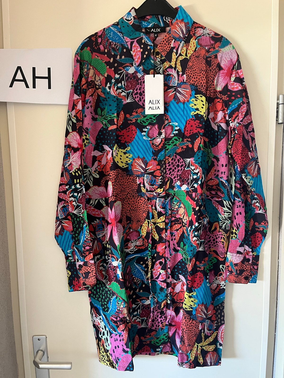 ALIX the label Kleurrijke Blousejurk Maat M, Kleding | Dames, Maat 38/40 (M), Overige kleuren, Nieuw, Ophalen of Verzenden