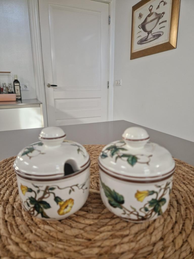 Suiker- en Jampot Villeroy en Boch Botanica, Huis en Inrichting, Keuken | Servies, Ophalen of Verzenden