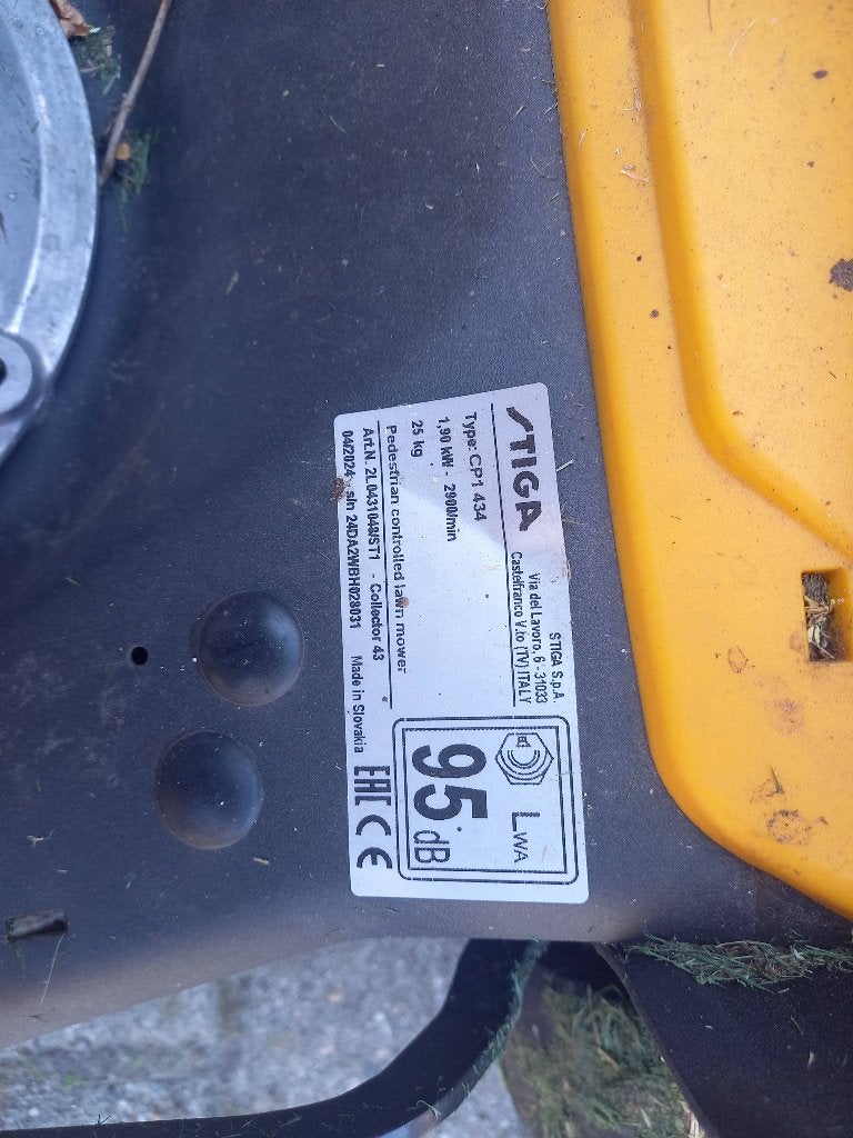Nette Stiga grasmaaier, weinig gebruikt, Tuin en Terras, Grasmaaiers, Ophalen, Gebruikt, Stiga, Opvangbak