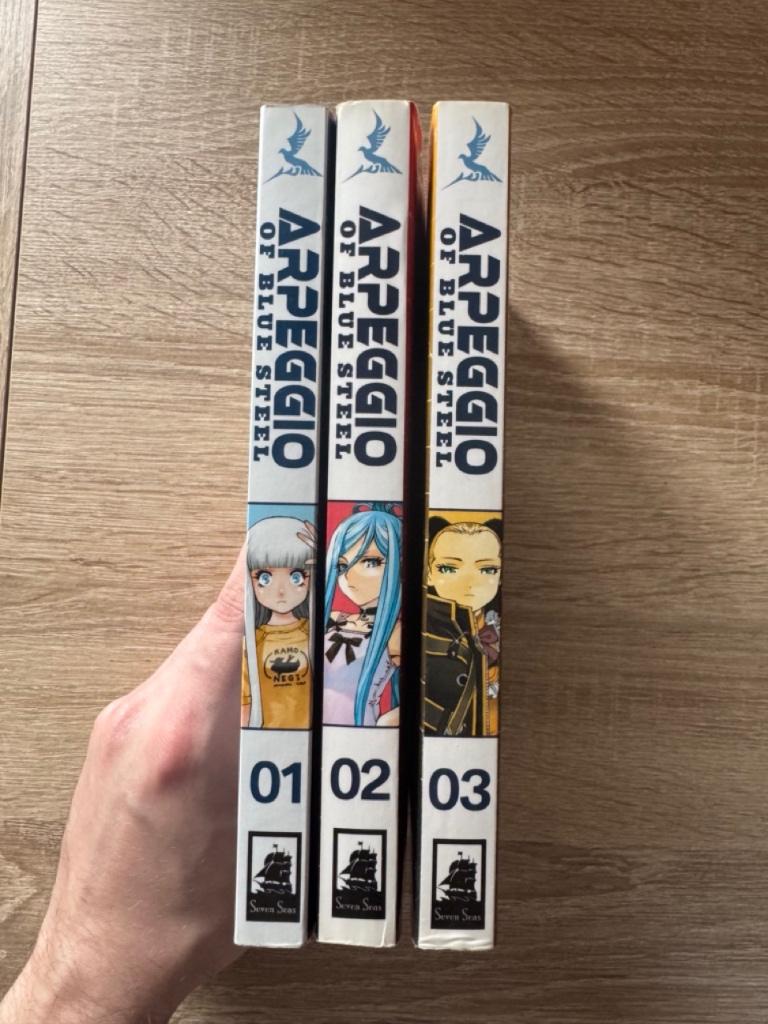 Arpeggio of Blue Steel manga, Boeken, Meerdere comics, Verzenden, Gelezen, Japan (Manga)