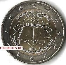 2 Euro Duitsland 2007 Letter J - Verdrag van Rome - UNC, Postzegels en Munten, Verzenden, Duitsland, 2 euro, Losse munt