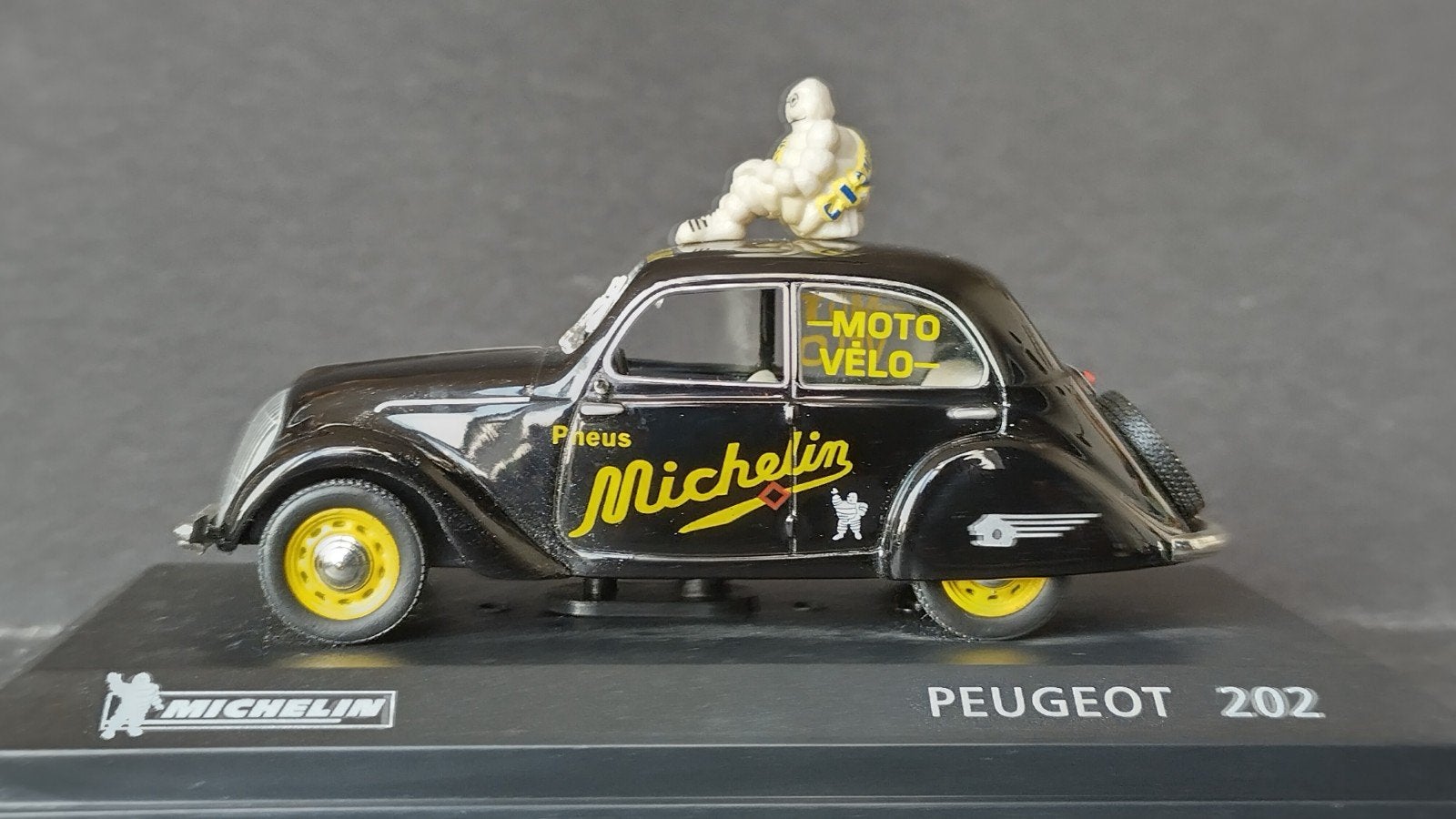 Peugeot 202 Michelin 1:43 Altaya Pol, Overige merken, Auto, Verzenden, Nieuw