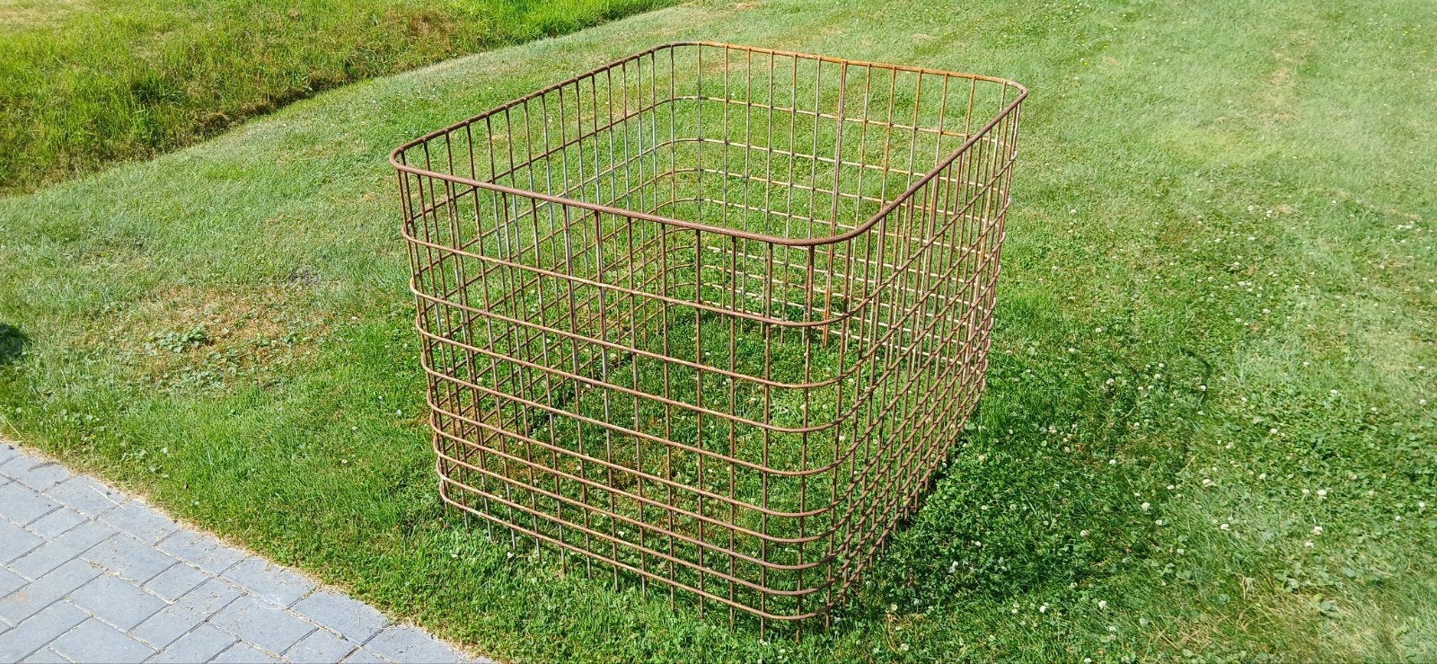 Stalen kooi, Tuin en Terras, Tuinschermen, Gebruikt, 100 tot 150 cm, Ophalen of Verzenden, Minder dan 100 cm