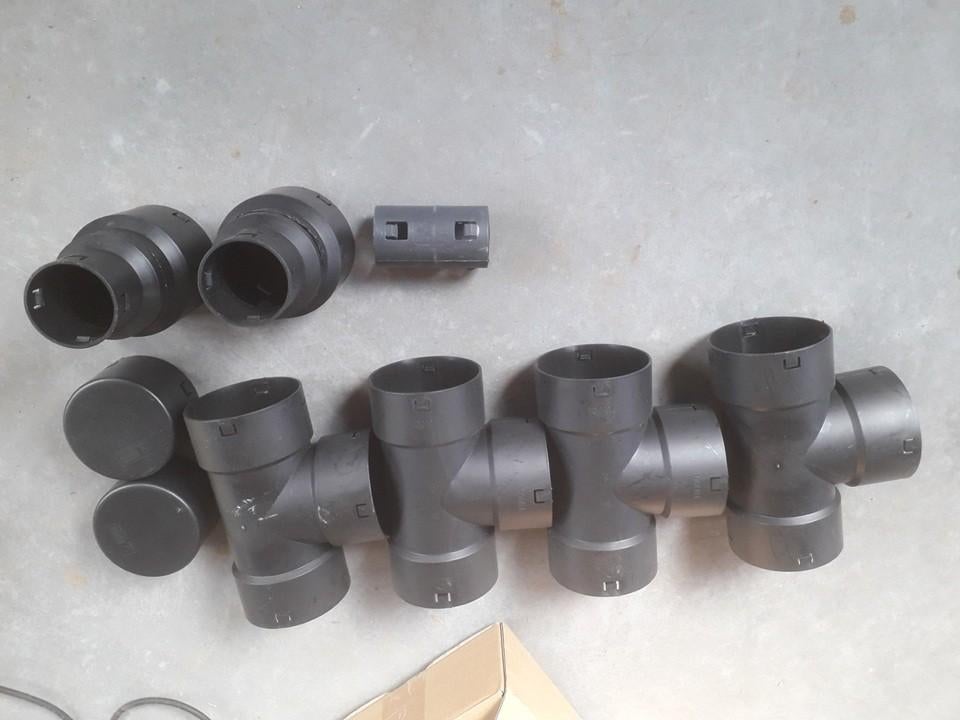 drainage koppelingen, Afvoer, Pvc, Nieuw, Ophalen of Verzenden