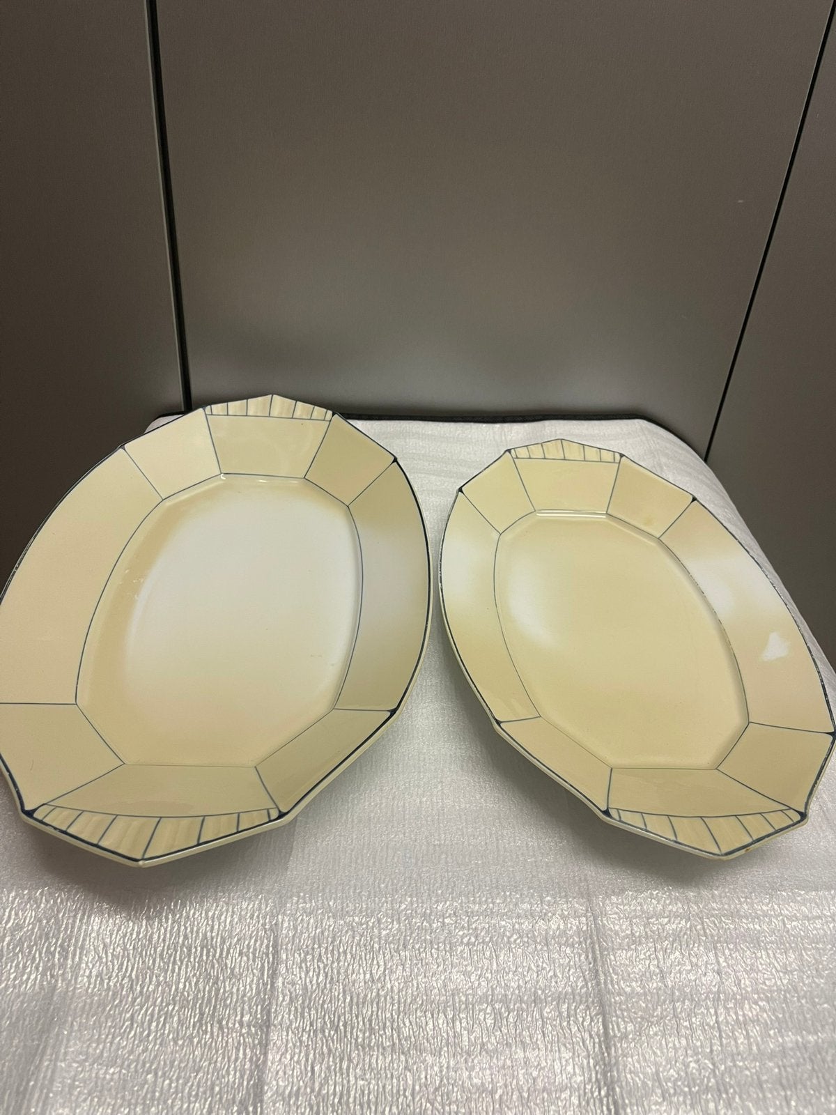Zeldzame Fraureuth Art Deco Schalen - Saksen Porselein, Ophalen of Verzenden