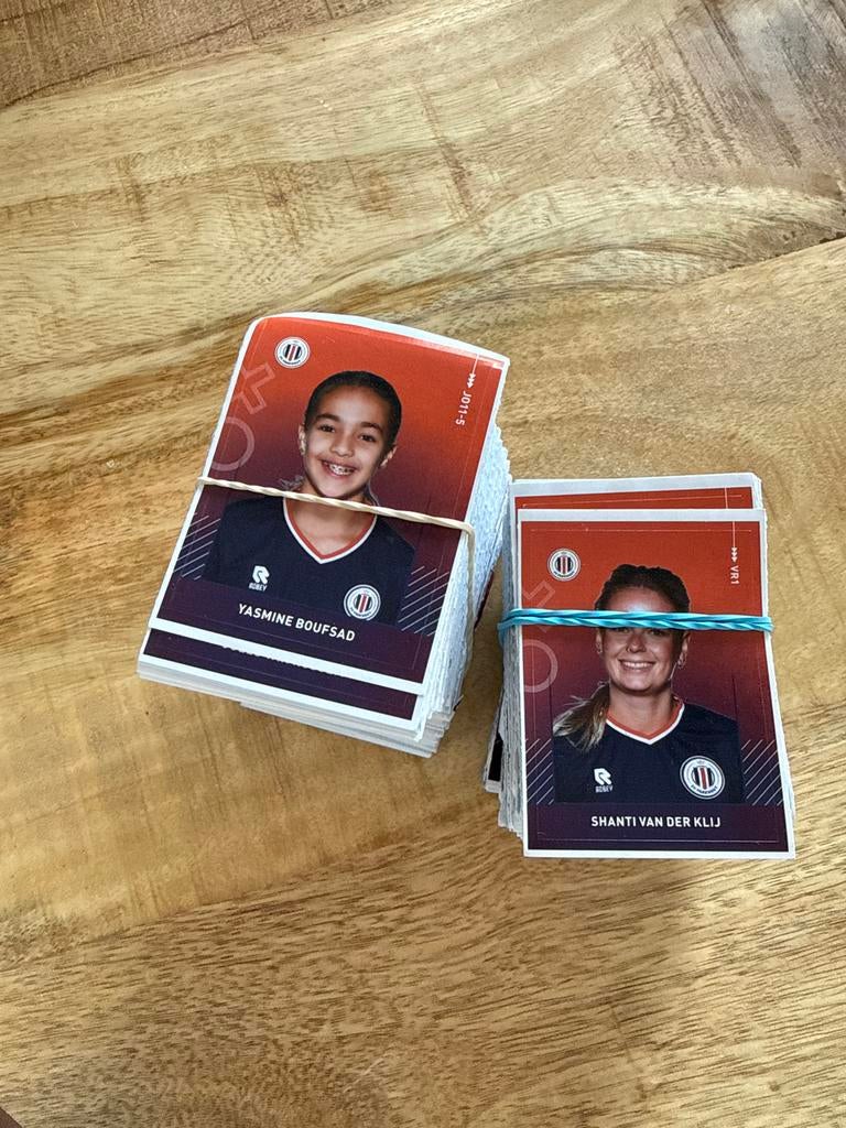 Voetbalplaatjes Parkhout, gratis ophalen, Ophalen, Gebruikt, Overige binnenlandse clubs, Poster, Plaatje of Sticker