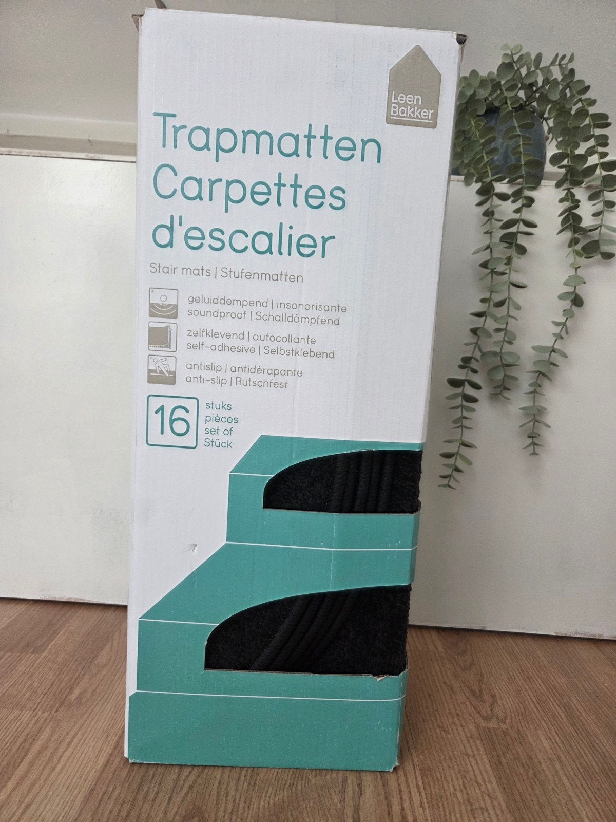 Nieuw Leenbakker Masterstep Trapmatten Zwart (16 stuks), Ophalen, Minder dan 50 cm, Zwart, Nieuw