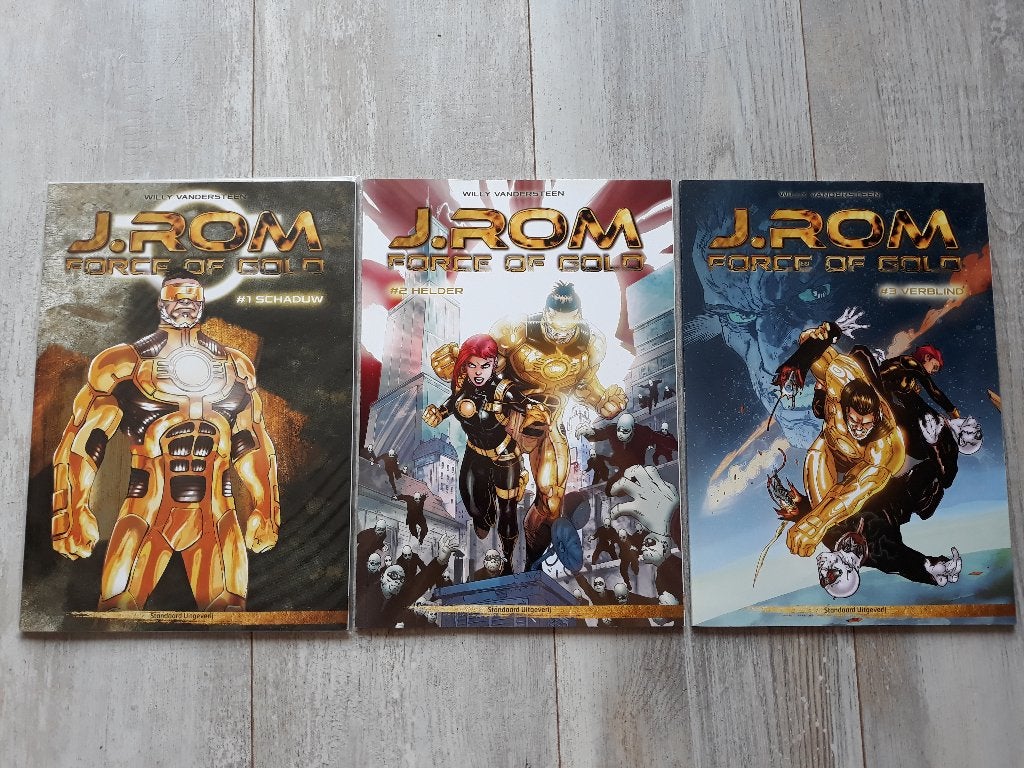 3 delen J-Rom, Boeken, Meerdere stripboeken, Ophalen of Verzenden, Zo goed als nieuw, Diverse auteurs