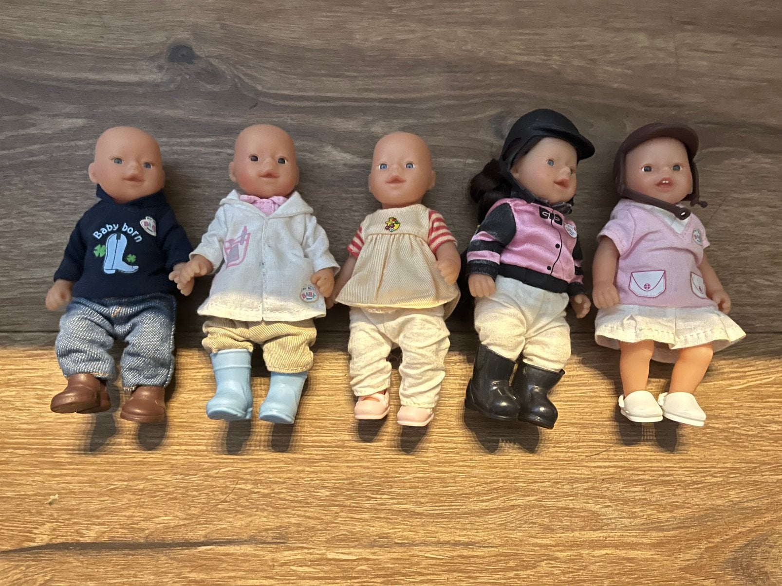 5 mini baby born poppetjes, Ophalen, Gebruikt, Babypop