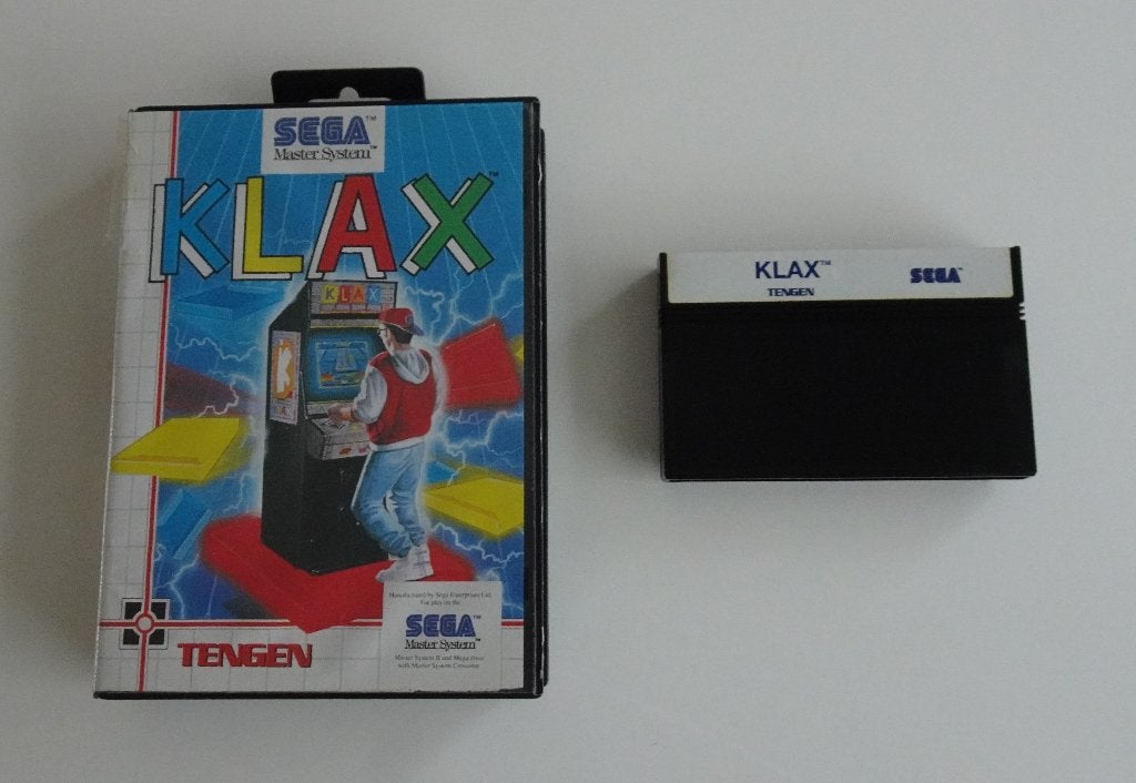 Klax voor Sega Master System, Spelcomputers en Games, Games | Sega, 1 speler, Zo goed als nieuw, Master System, Vanaf 7 jaar