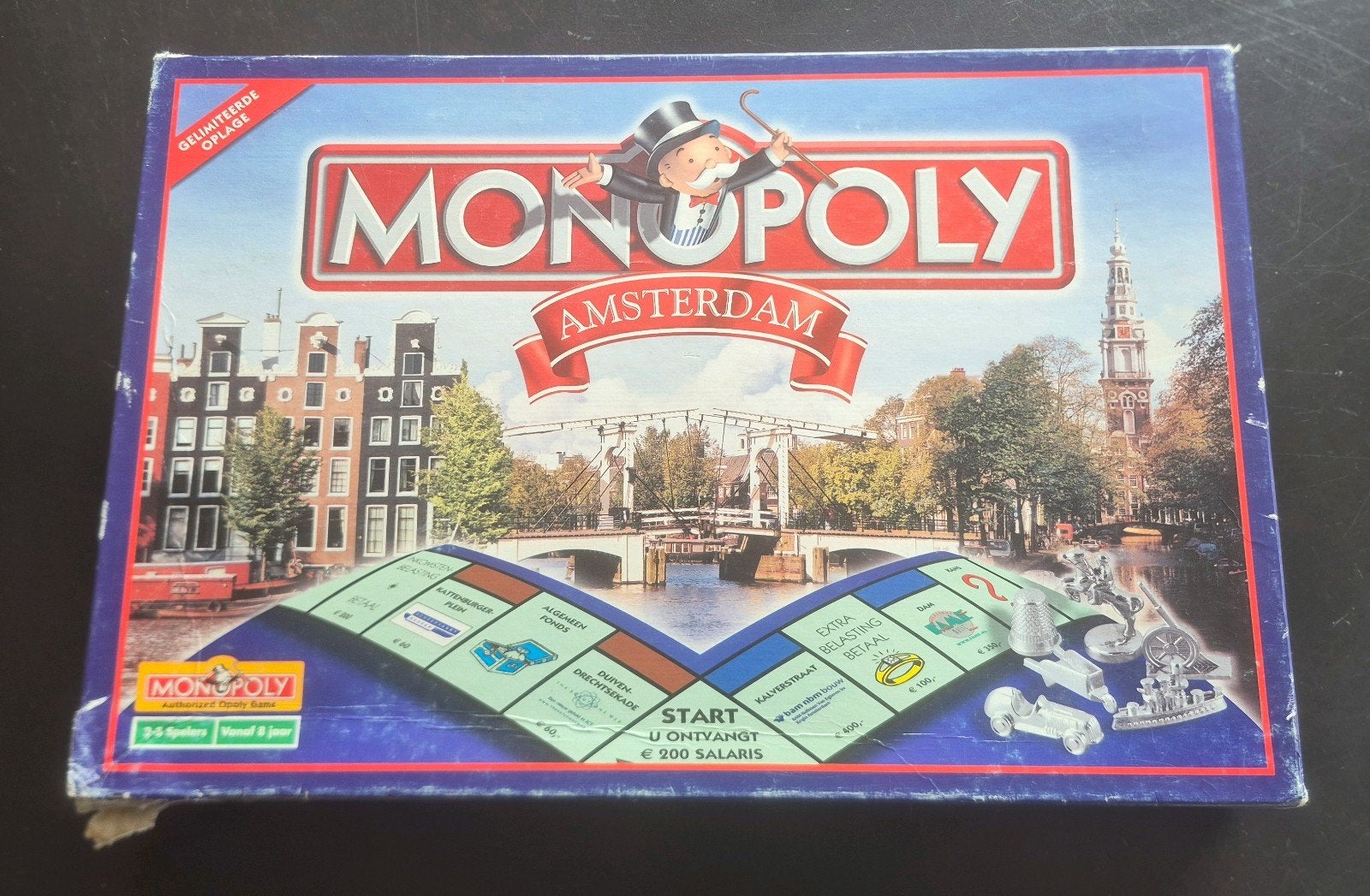 Monopoly Amsterdam editie, Hobby en Vrije tijd, Gezelschapsspellen | Bordspellen, Ophalen of Verzenden, Gebruikt
