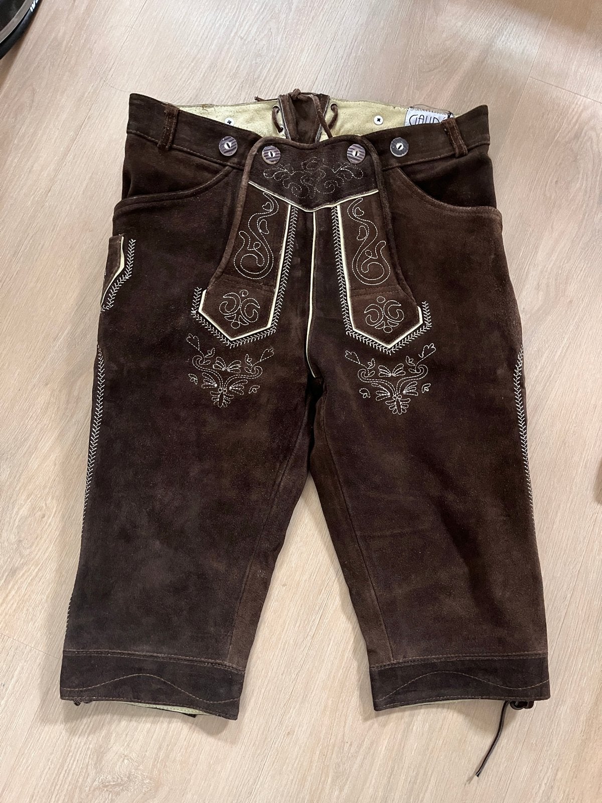 Lederhose met geruit blousje - Oktoberfest set, Kleding | Dames, Maat 38/40 (M), Ophalen of Verzenden, Kleding, Overige thema's