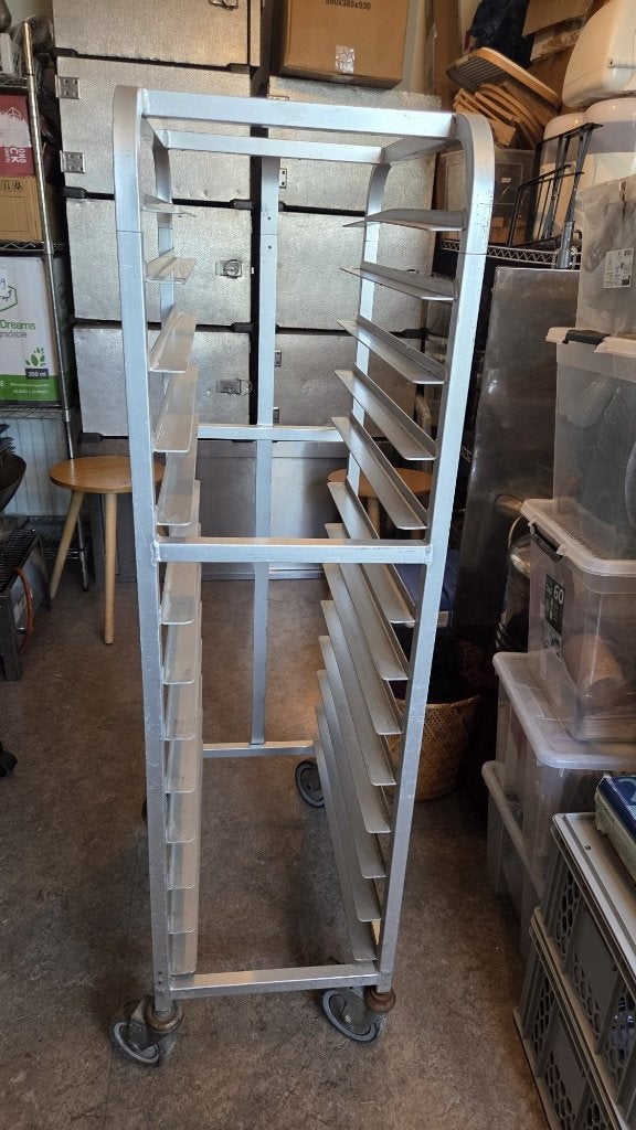 Professionele Platenwagen / Regaalwagen op Wielen 15 Niveaus, Ophalen, Overige materialen, Overige merken, Overige typen