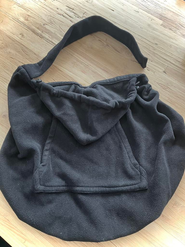Draagzak deken zwart fleece, Ophalen of Verzenden, Zo goed als nieuw, Draagzak, Overige merken