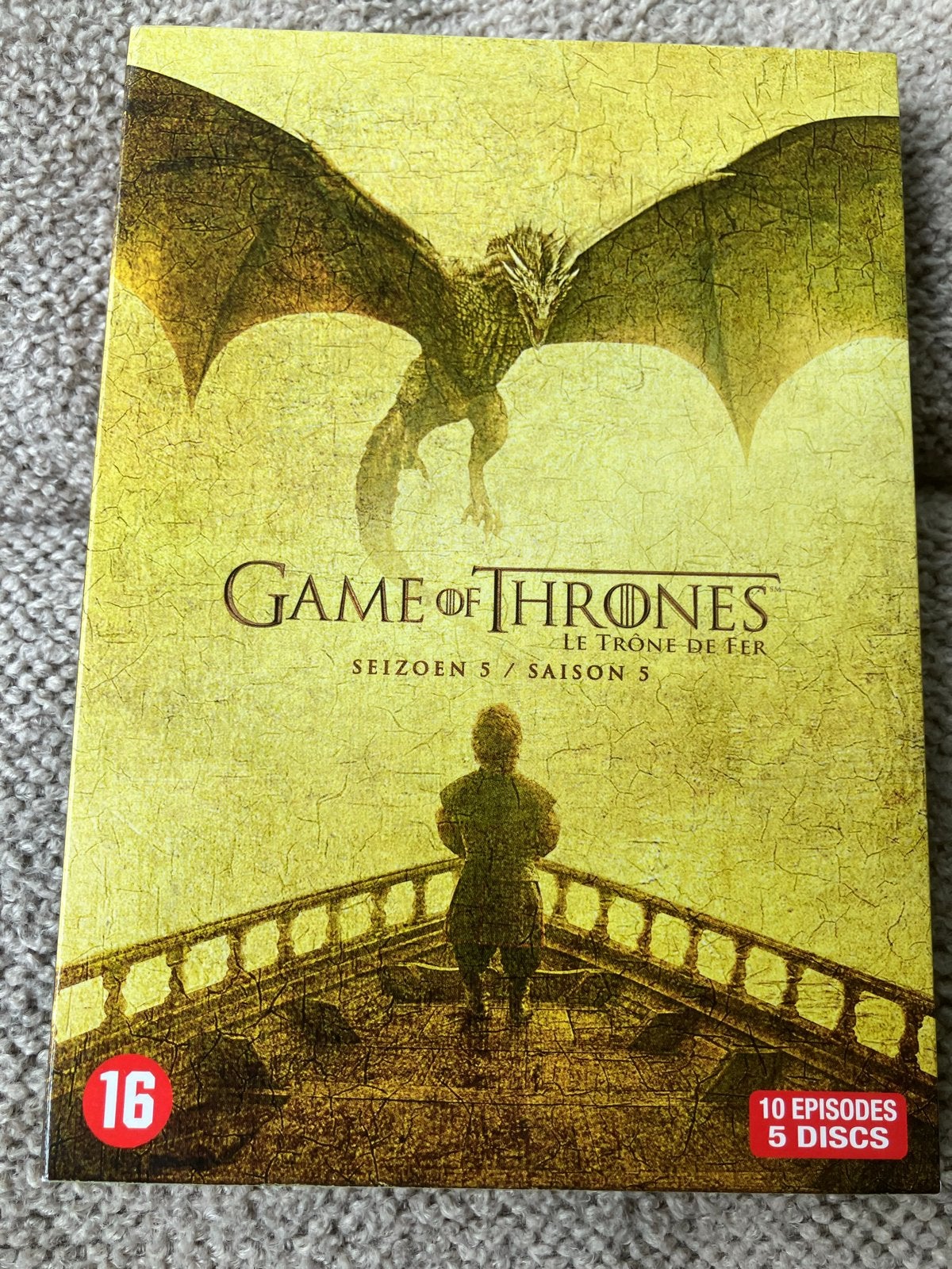 Game of Thrones Seizoen 5 DVD - Zo goed als nieuw, Vanaf 16 jaar, Nederlands, Science Fiction en Fantasy, Ophalen of Verzenden