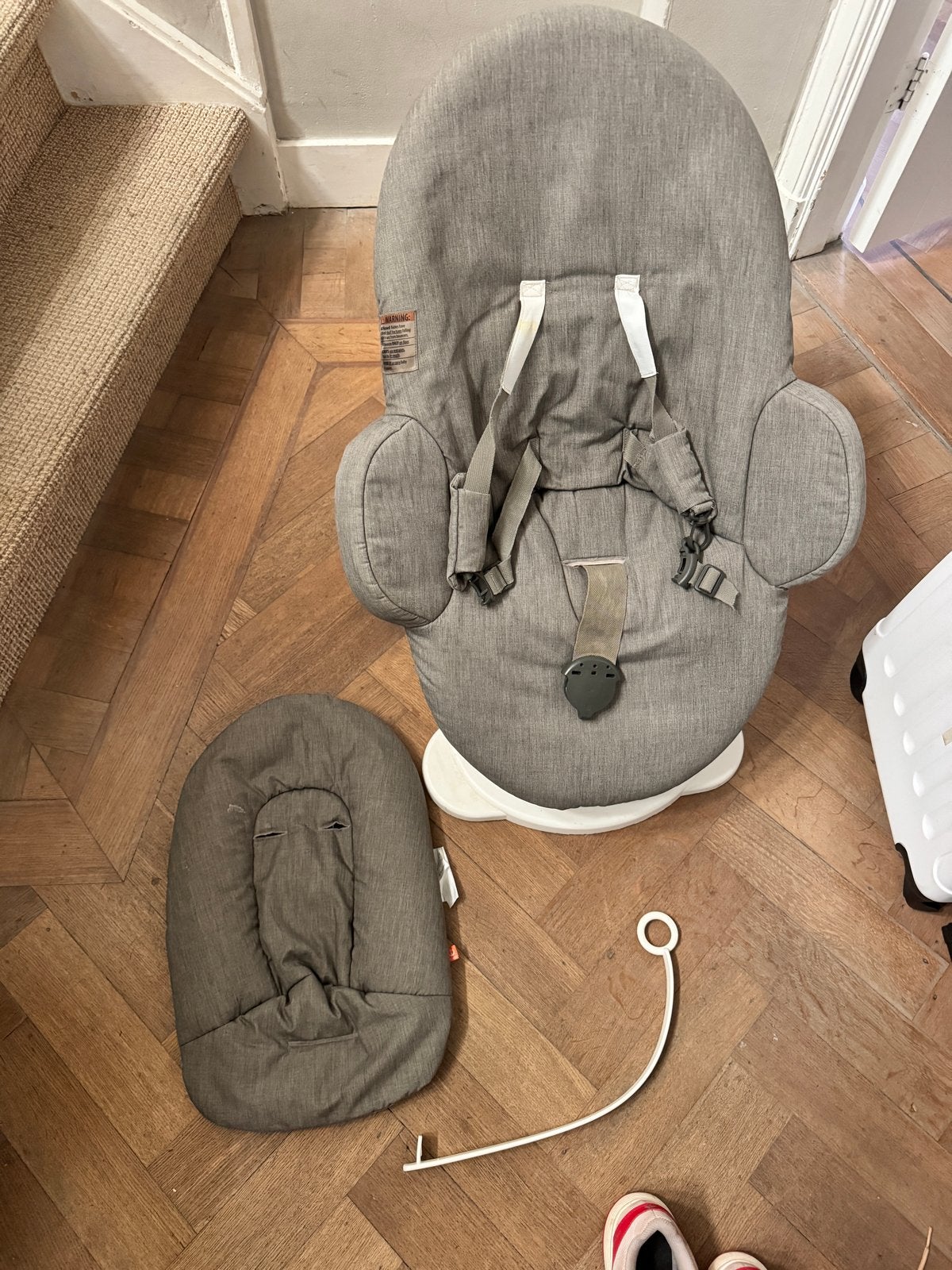Stokke Steps Bouncer en zitje - Grijs, Ophalen, Gebruikt