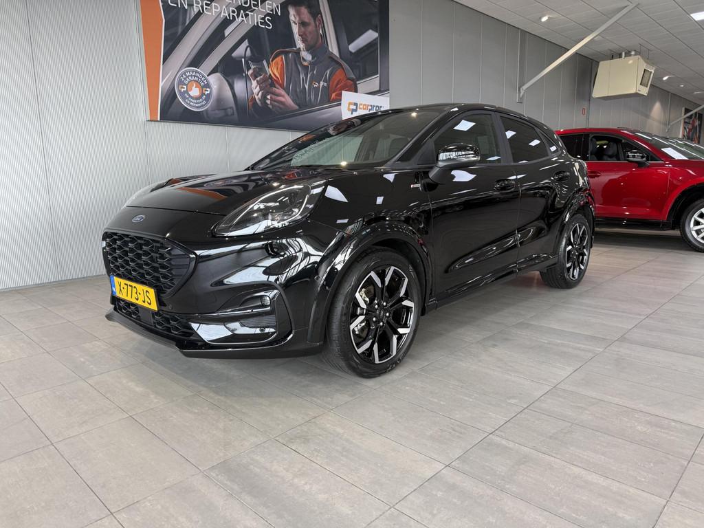 Ford Puma 1.0 EcoBoost Hybrid ST-Line X, Voorwielaandrijving, 125 pk, Euro 6, Zwart