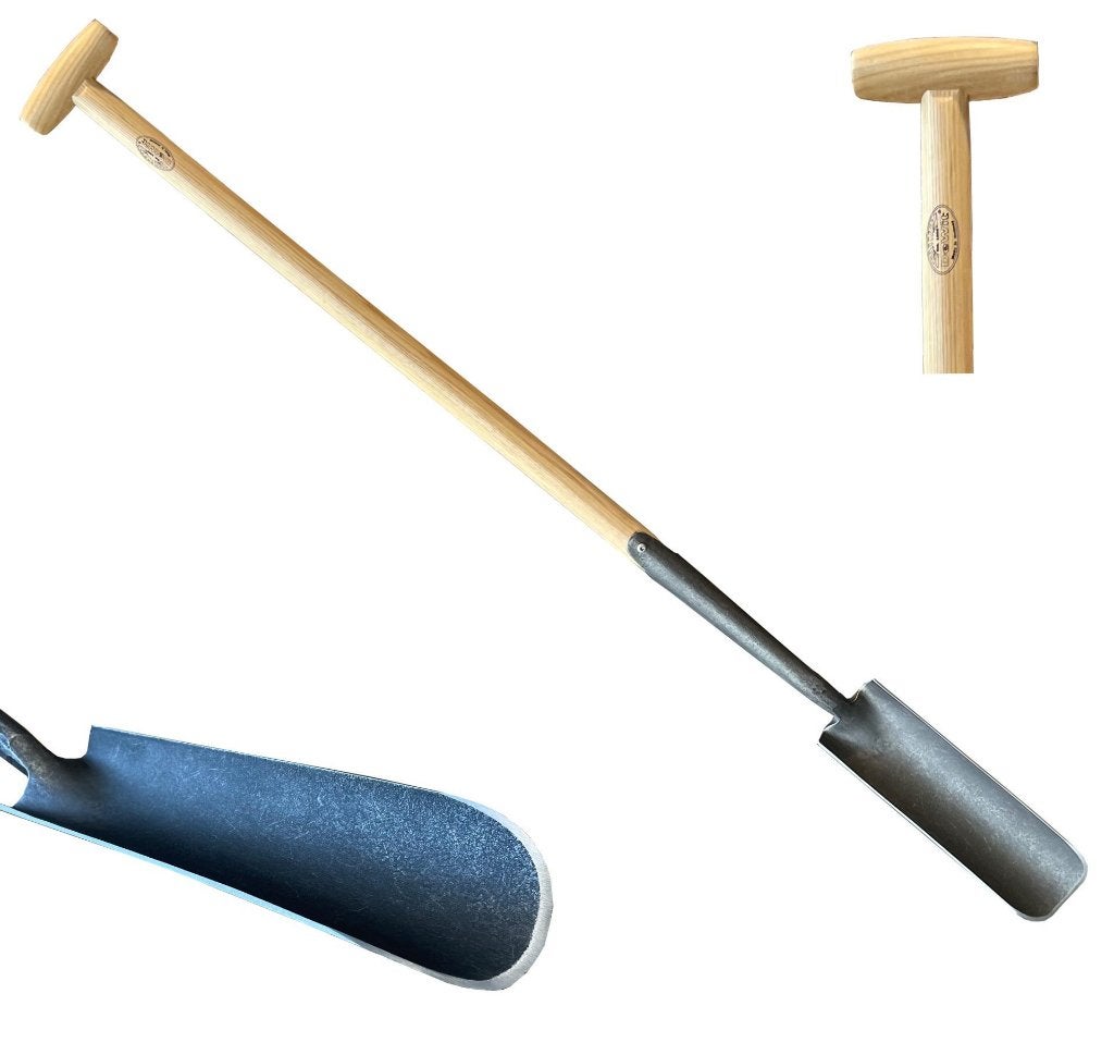 Sleuvengraver smalle gesmede spade schep om kabels te leggen, Tuin en Terras, Hand-tuingereedschap, Nieuw, Spade, Verzenden