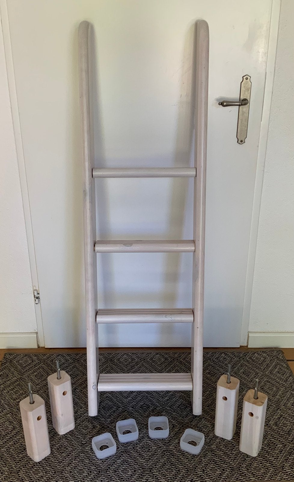 FLEXA Classic - Ombouwset (poten en ladder) voor stapelbed!!, Ophalen of Verzenden, Gebruikt, Stapelbed