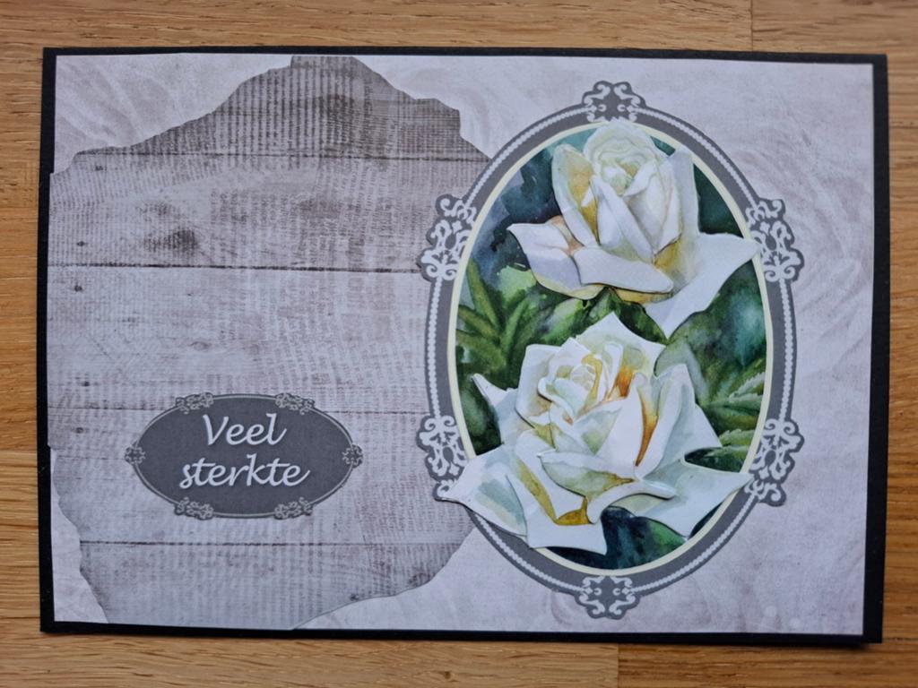 Zelfgemaakte condoleancekaart, Ophalen of Verzenden, Nieuw