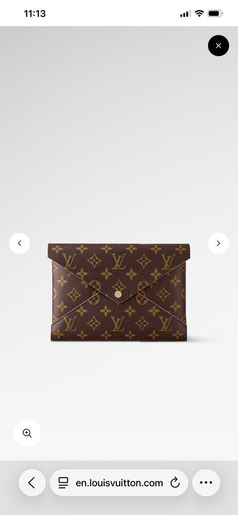 Louis Vuitton Kirigami Pochette, Ophalen of Verzenden, Zo goed als nieuw, Bruin