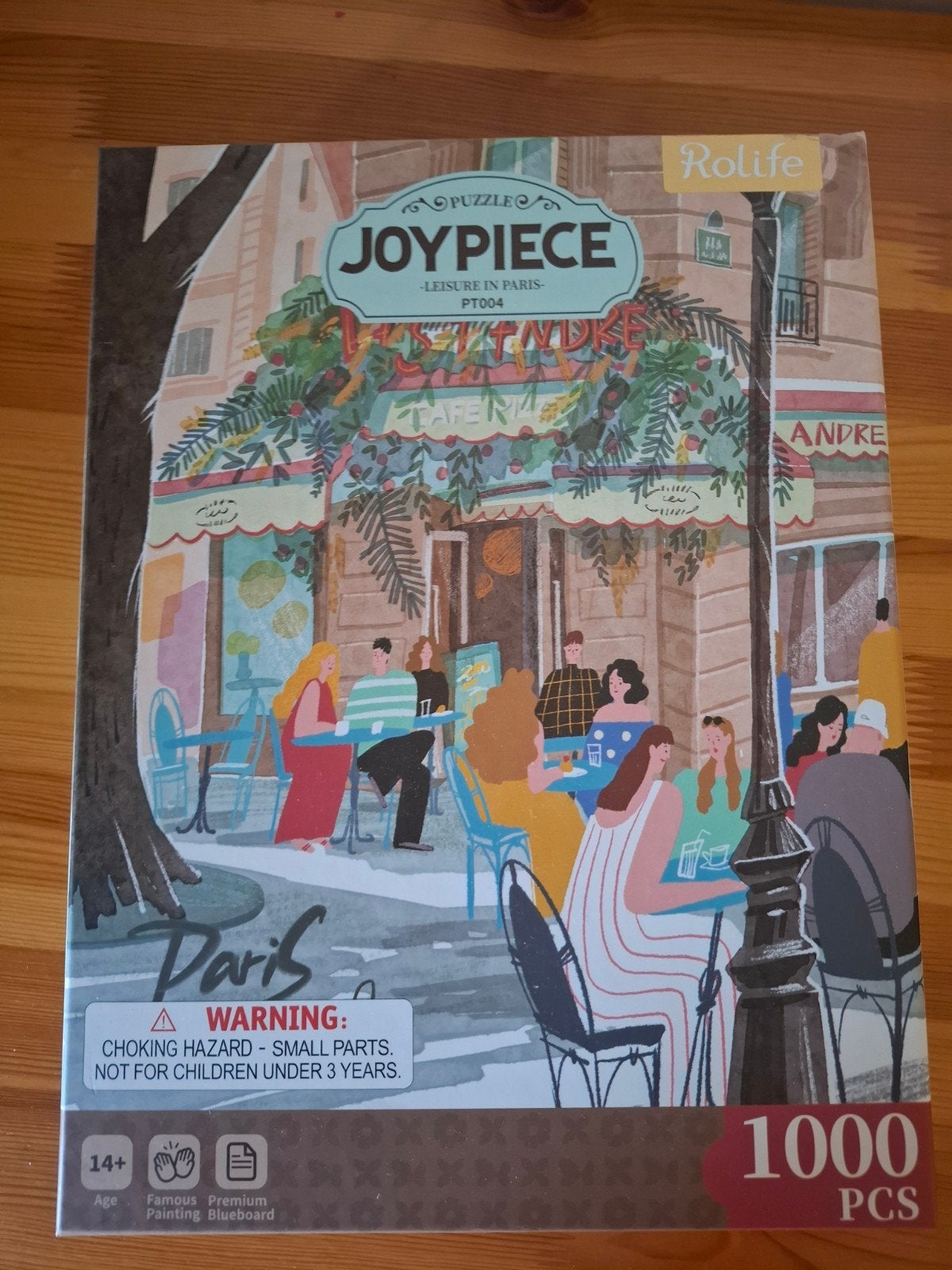 puzzel leisure in Paris 1000 stk, Ophalen of Verzenden, 500 t/m 1500 stukjes, Zo goed als nieuw