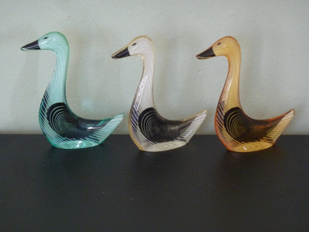 Sculpture gans 3x Abraham Palatnik vintage, Verzenden, Nieuw, Dier