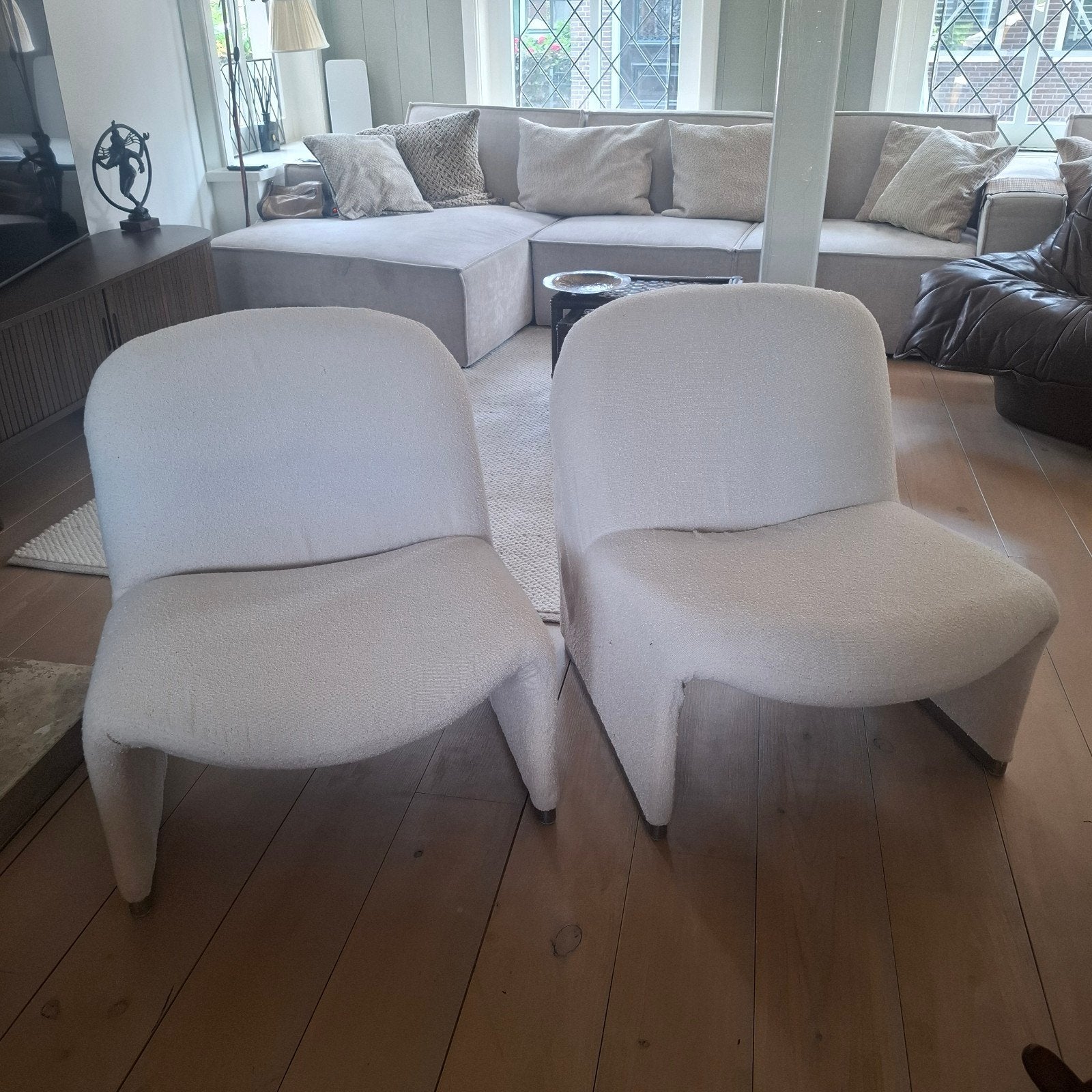 2x vintage Artifort Alky fauteuils - Gebruikt Design, Ophalen
