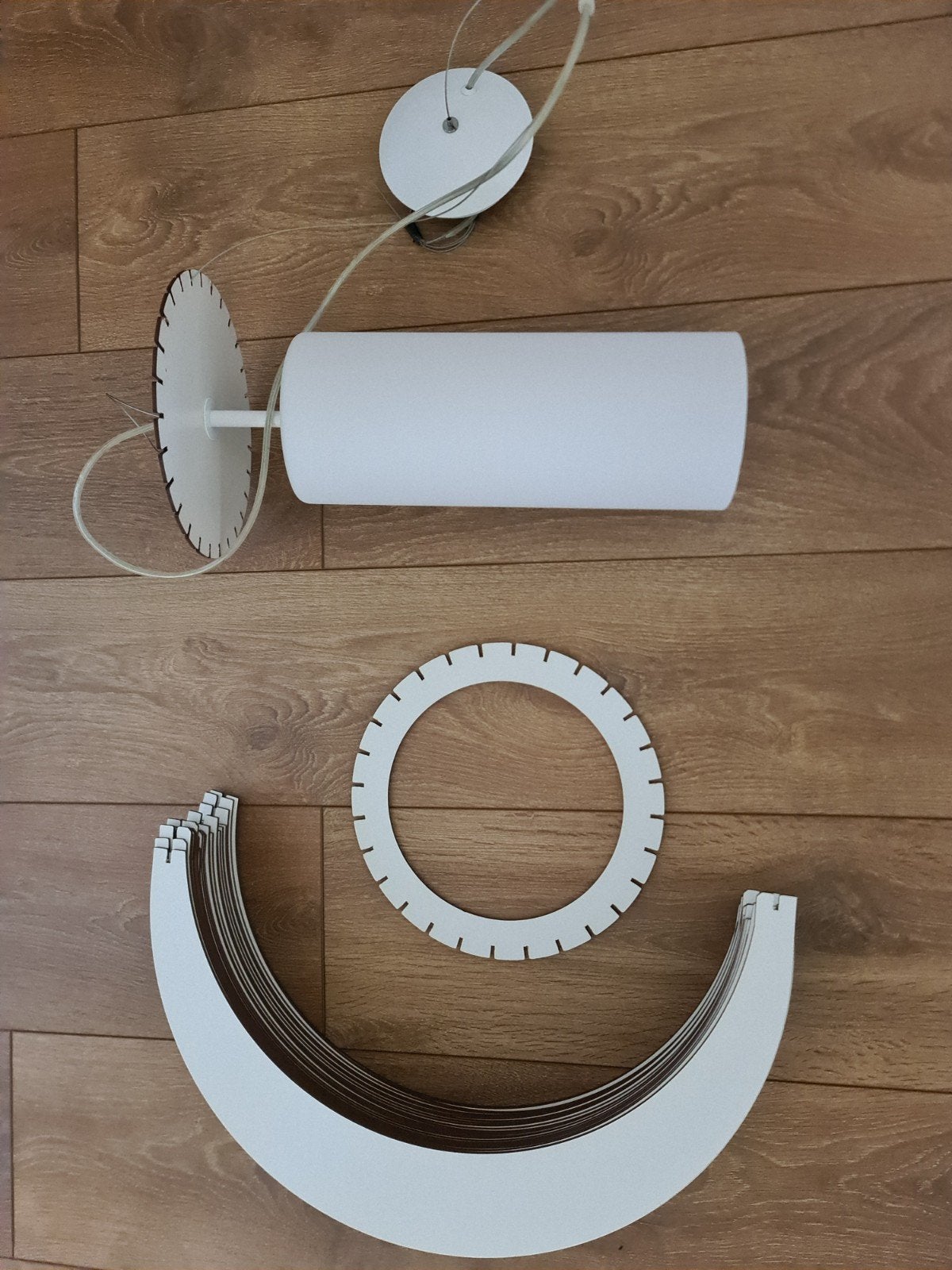 Hanglamp wit, Ophalen, Gebruikt, Eglo, Overige typen