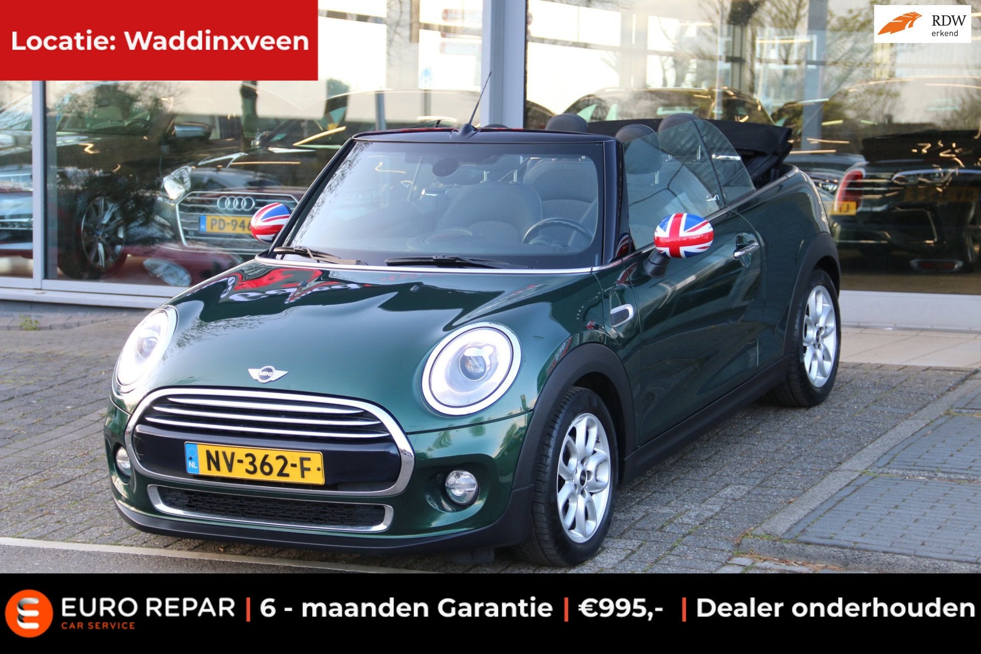 Mini Mini Cabrio 1.5 Cooper Serious Business DEALER OND NL A, Voorwielaandrijving, 136 pk, Gebruikt, Euro 6