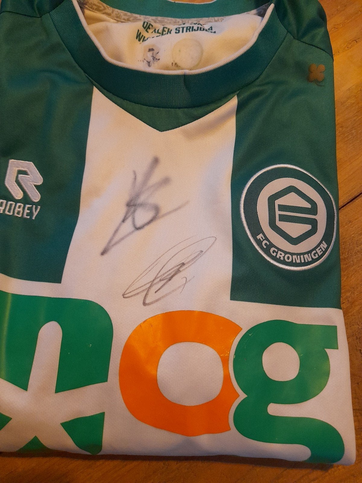 gesigneerd shirt fc Groningen, Ophalen, Shirt