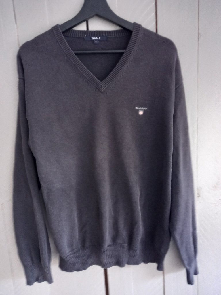 Gant trui 100% katoen, Maat 52/54 (L), GANT, Ophalen of Verzenden, Grijs