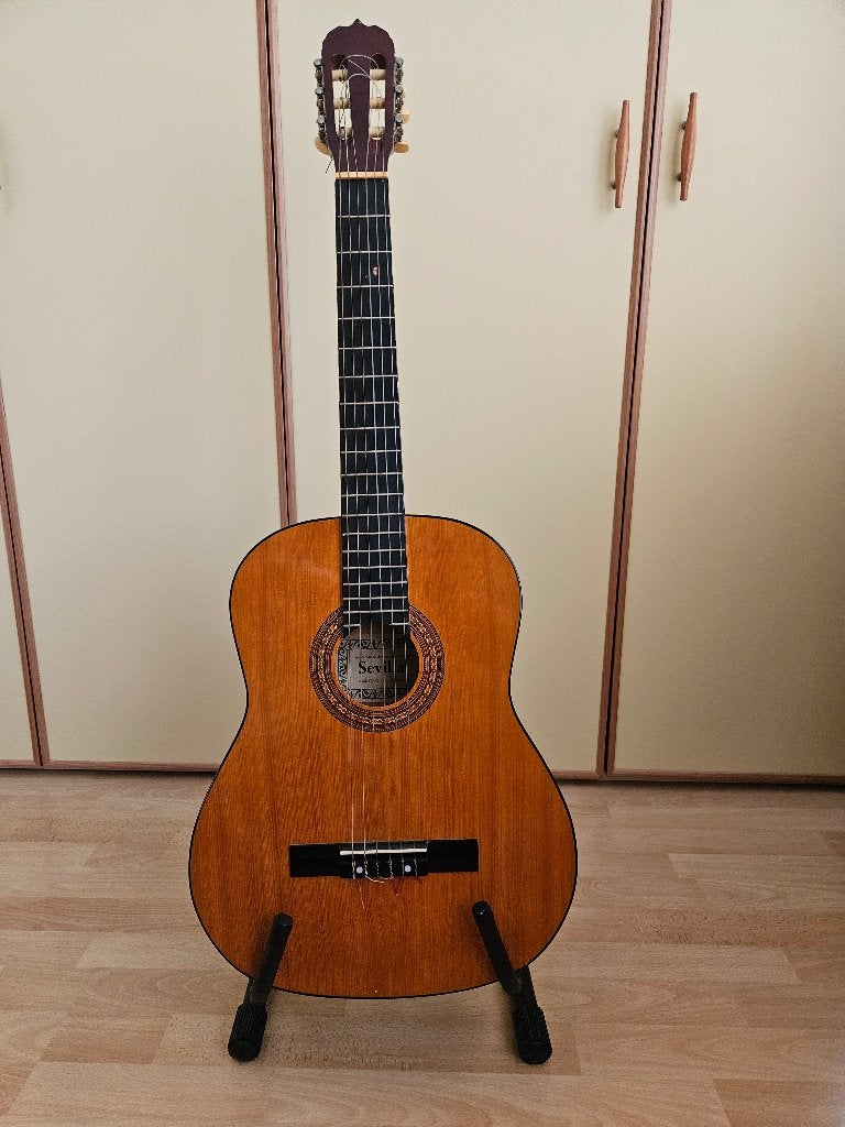 Klassieke Spaanse Gitaar Sevilla + Accessoires, Muziek en Instrumenten, Ophalen, Gebruikt, Klassieke of Spaanse gitaar