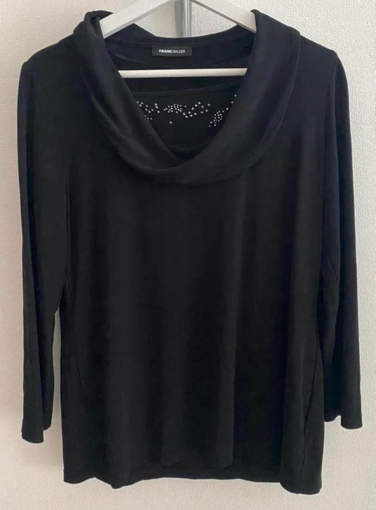 Zgan prachtige top van FRANK WALDER..mt:42, Kleding | Dames, Tops, B, Zwart, Maat 42/44 (L), Ophalen of Verzenden