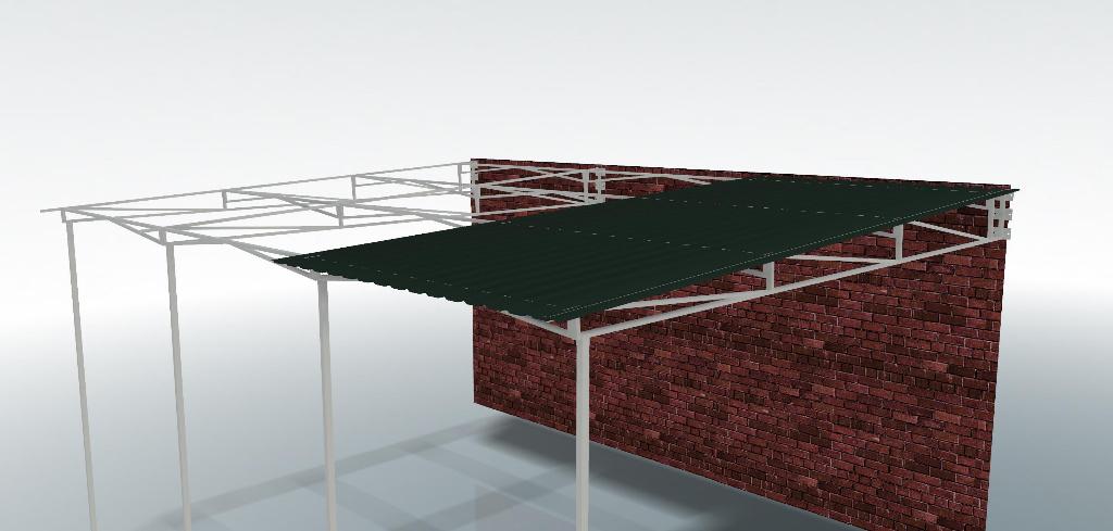 Bouwpakket Overkapping / Carport - Technisch Ontwerp, Tuin en Terras, Overkappingen, Nieuw, Overige typen, Ophalen