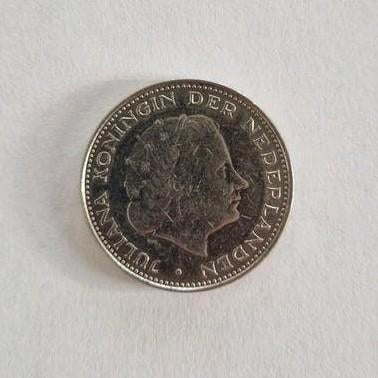 2½ Gulden Rijksdaalder 1969 Koningin Juliana Nikkel, Ophalen of Verzenden