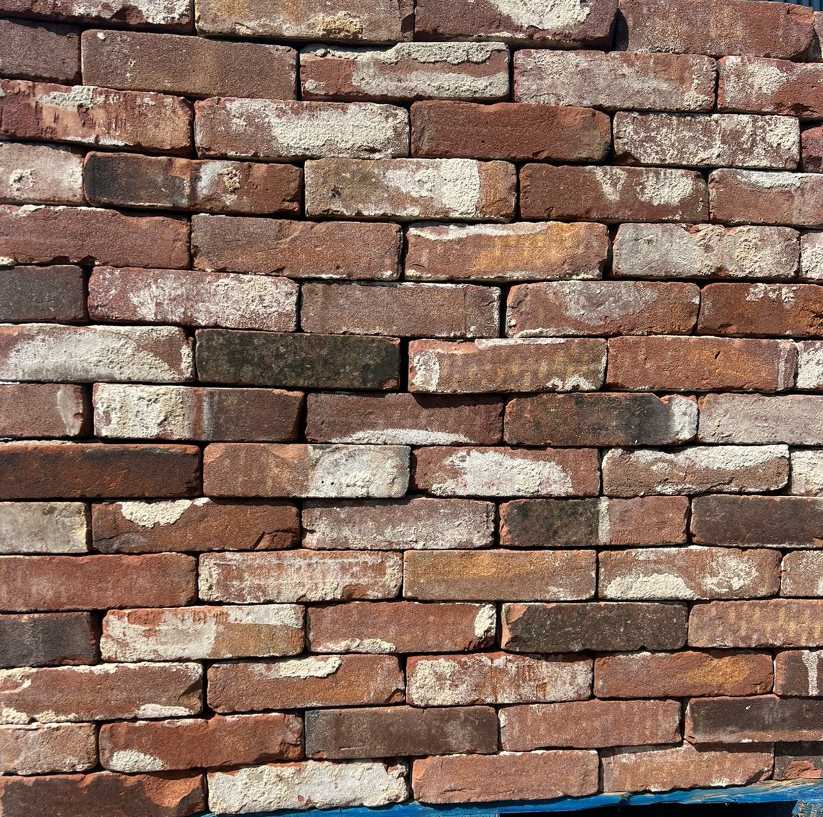 Antieke bruine vormbak stenen 240M2 21.5 x 5.5 1 partij!, Ophalen of Verzenden, Zo goed als nieuw, Bakstenen