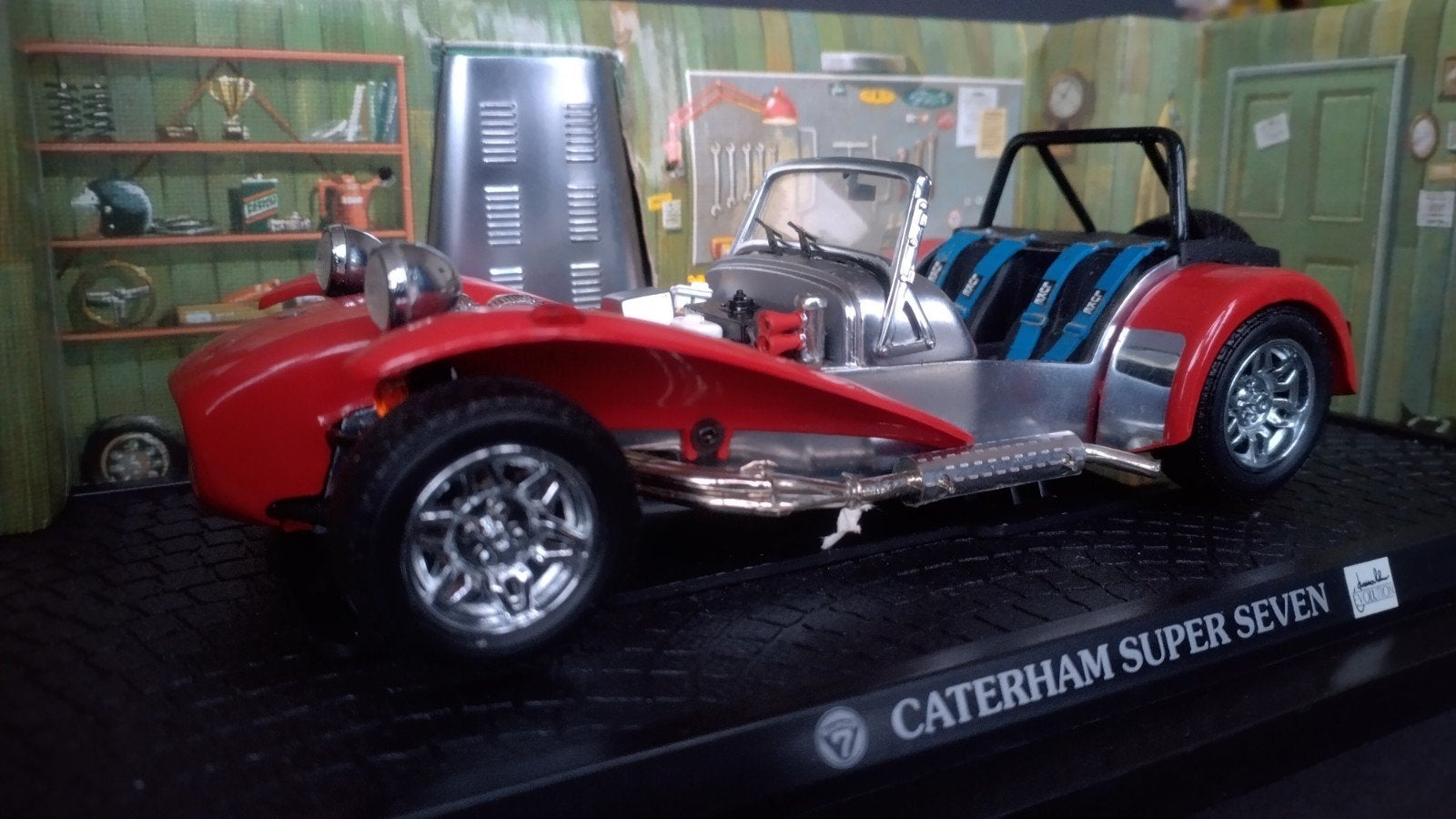 Lotus Caterham Super 7 1:18 Kyosho Pol, Hobby en Vrije tijd, Modelauto's | 1:18, Kyosho, Auto, Verzenden, .