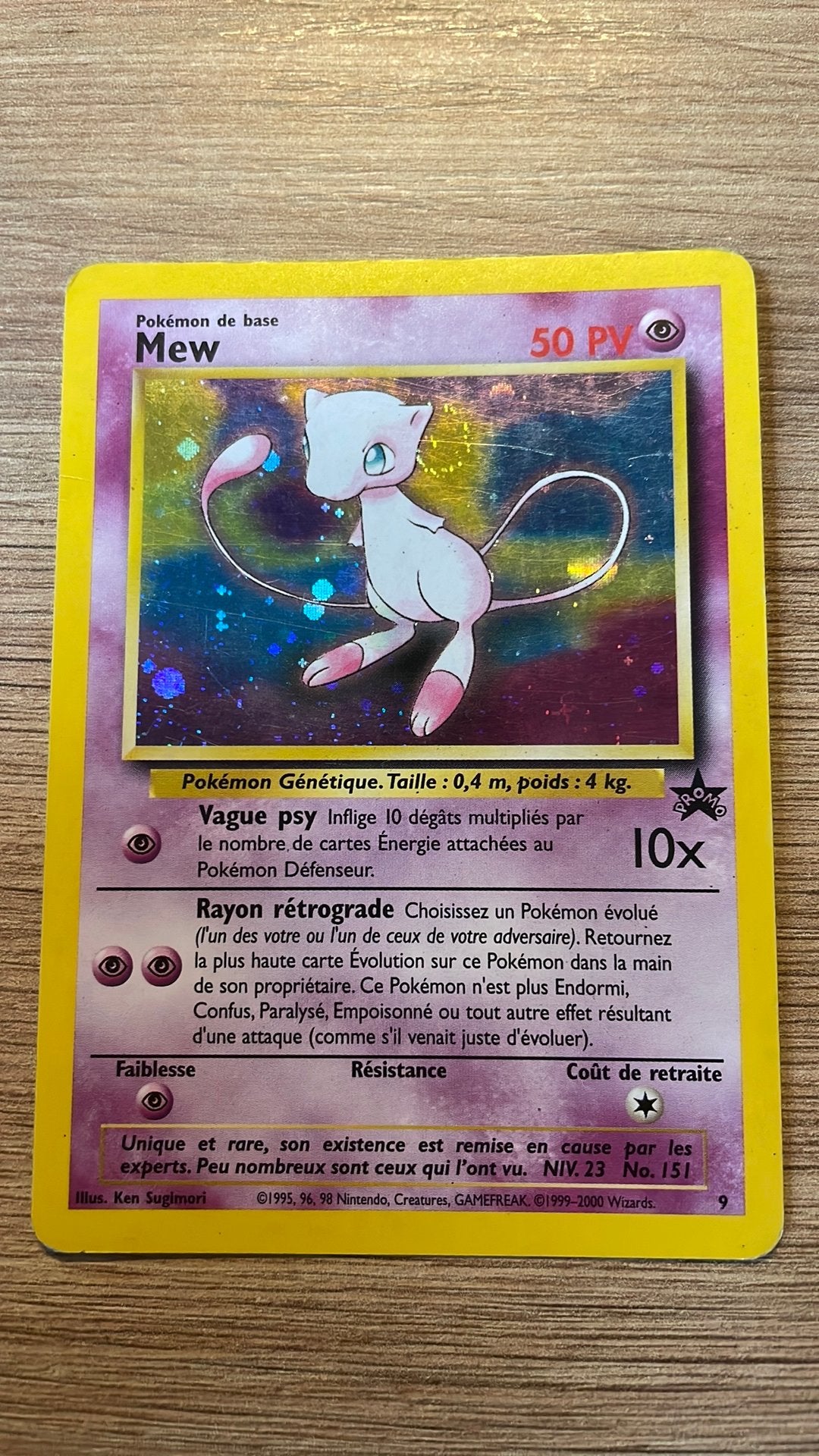 Pokémon Mew 9 Holo | Black Star Promos, Ophalen of Verzenden, Zo goed als nieuw